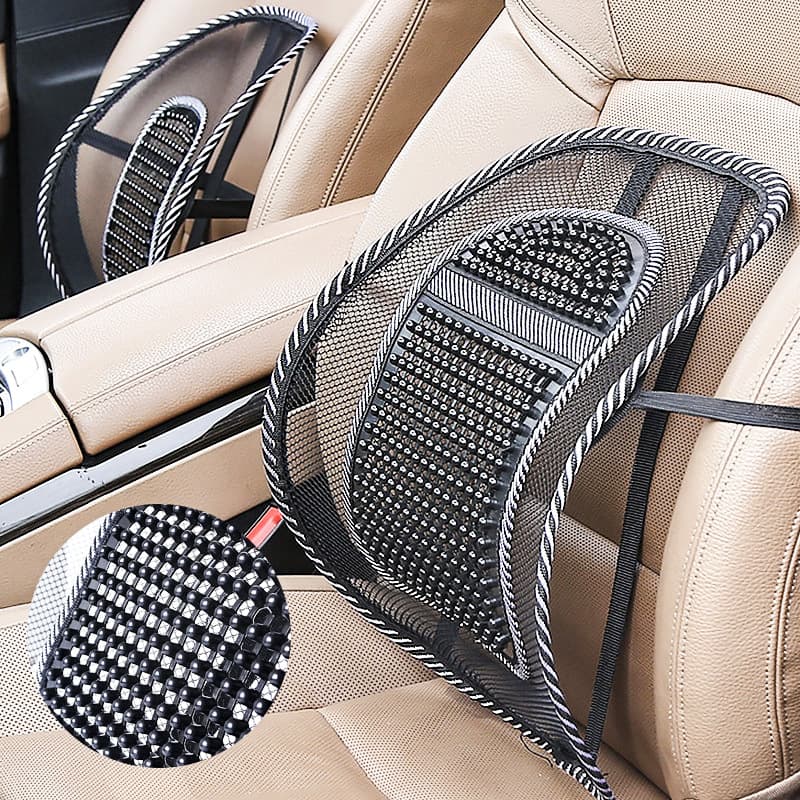 Mesh Back Support with Massage Beads