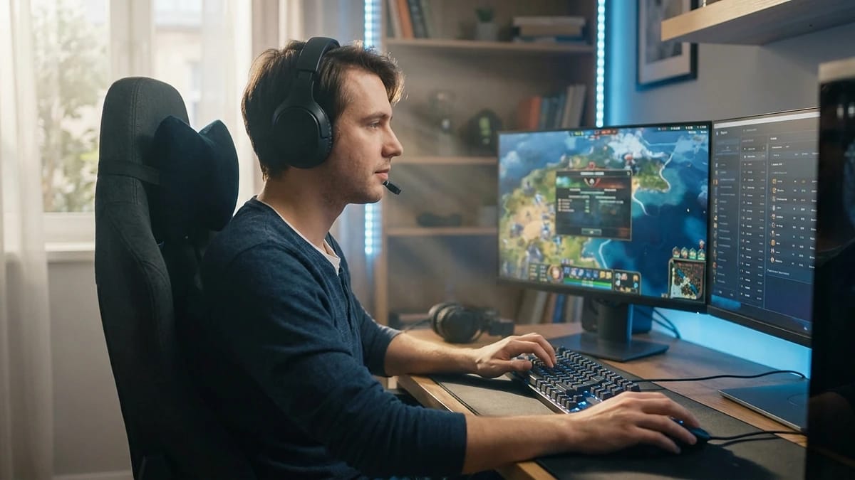 Gaming chair baseline setup